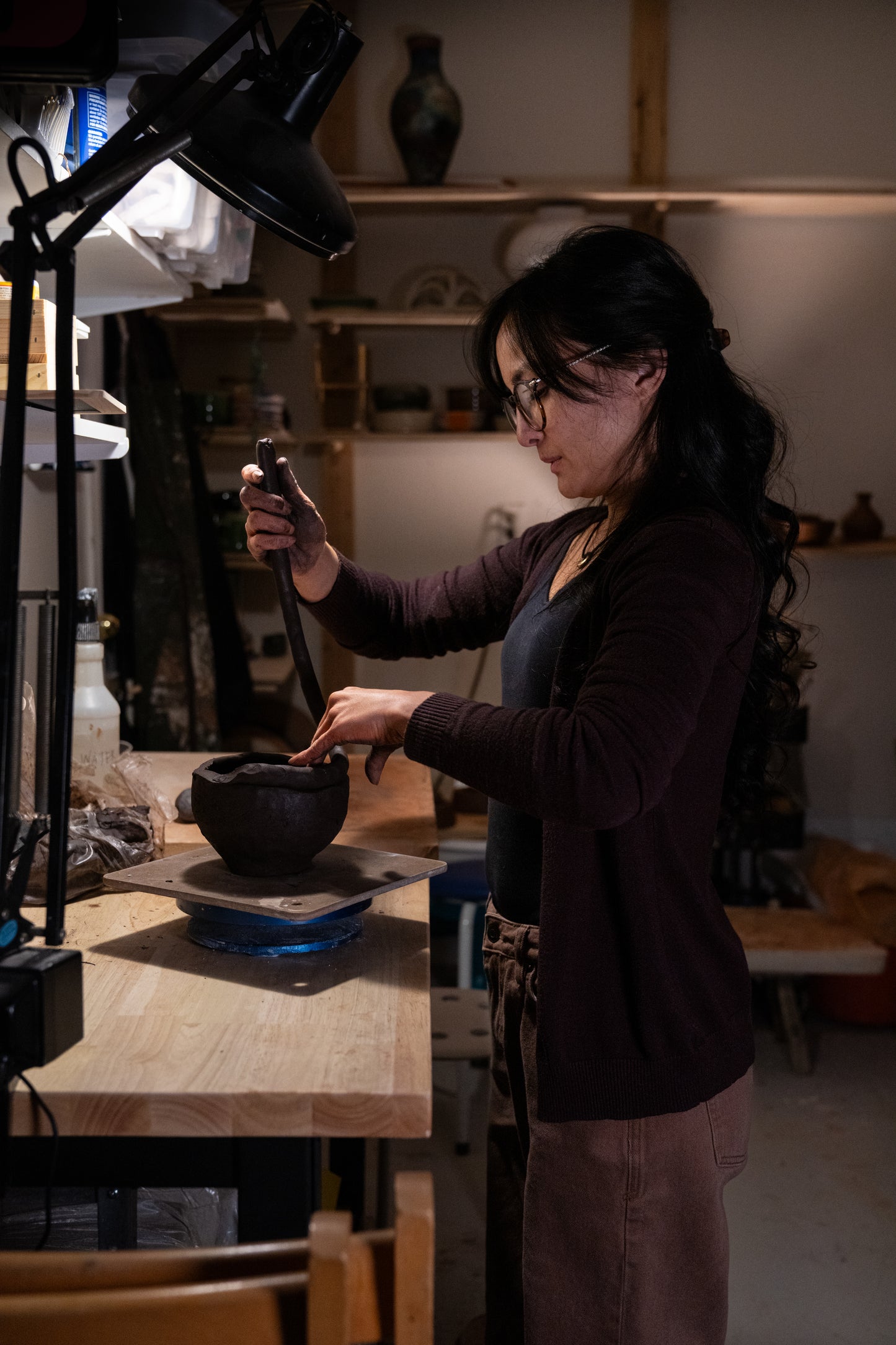 Private Pottery Class: One-On-One Handbuilding Lesson with Cathy