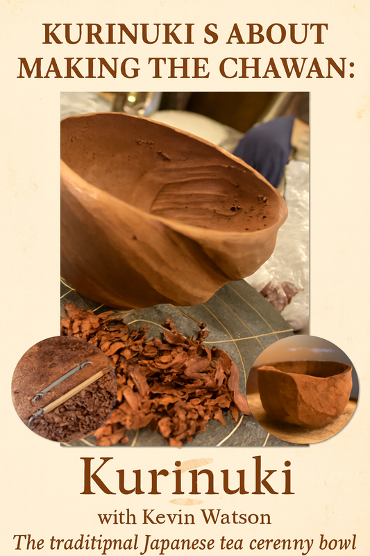 Kurinuki Chawan Workshop
Led by Kevin Watson              Sunday 2/15/26 3pm-5pm