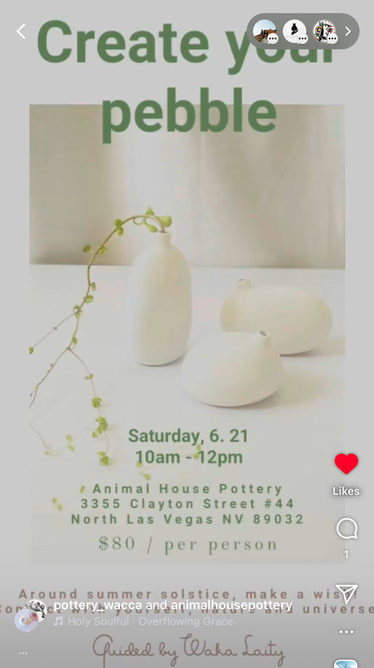 Make a Pebble Workshop with Wacca