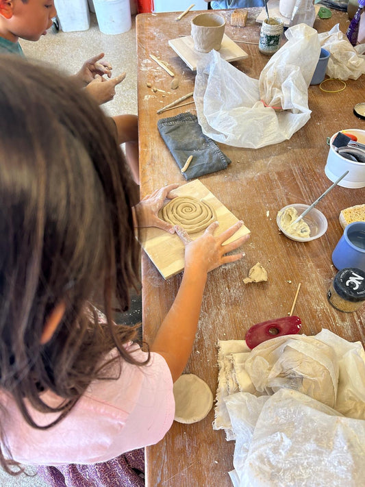 Kids Handbuilding Pottery Workshop with Rocio starting 5/26/26 Every Tuesday 2pm-3:30